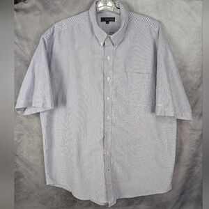 Roper 2XL Button Down Shirt Lavender/White Super Condition